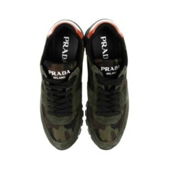 Authentic Luxury Prada MatchRace Trainers Shoes Camouflage Suede - Slightly Used - Picture 5 of 8